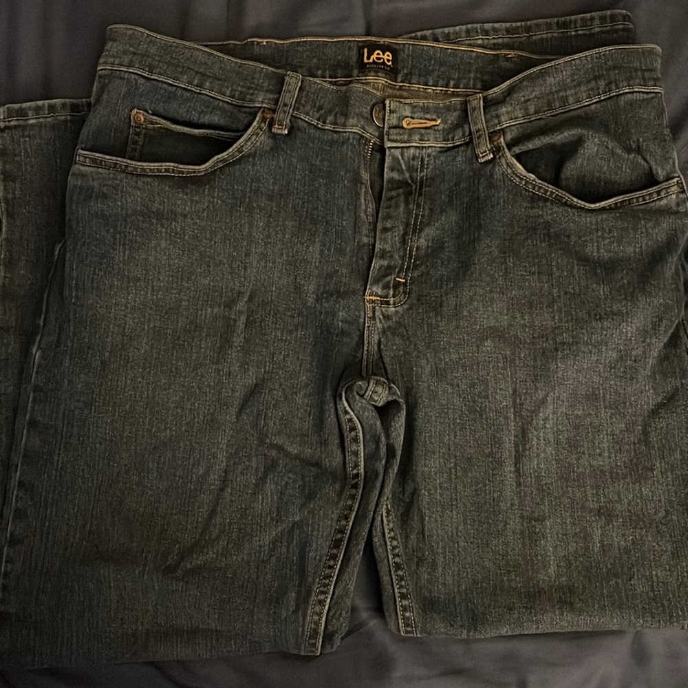 Lee regular fit blue jeans